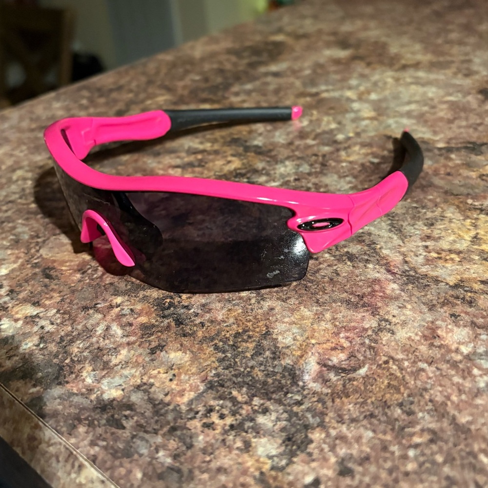 Oakley Hot Pink Sports Sunglasses & Case